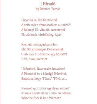 Illustration for article titled Így élvezet a Twitter: versek a szopós pornótól Deutsch Tamásig (18+)